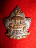 226th Battalion (Men of the North) Officers Collar Badge
